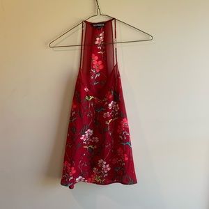 Floral silky Tank